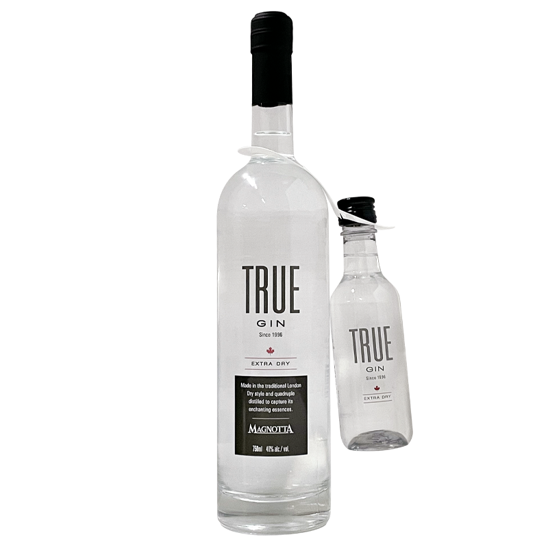 True Gin with bonus 187ml bottle